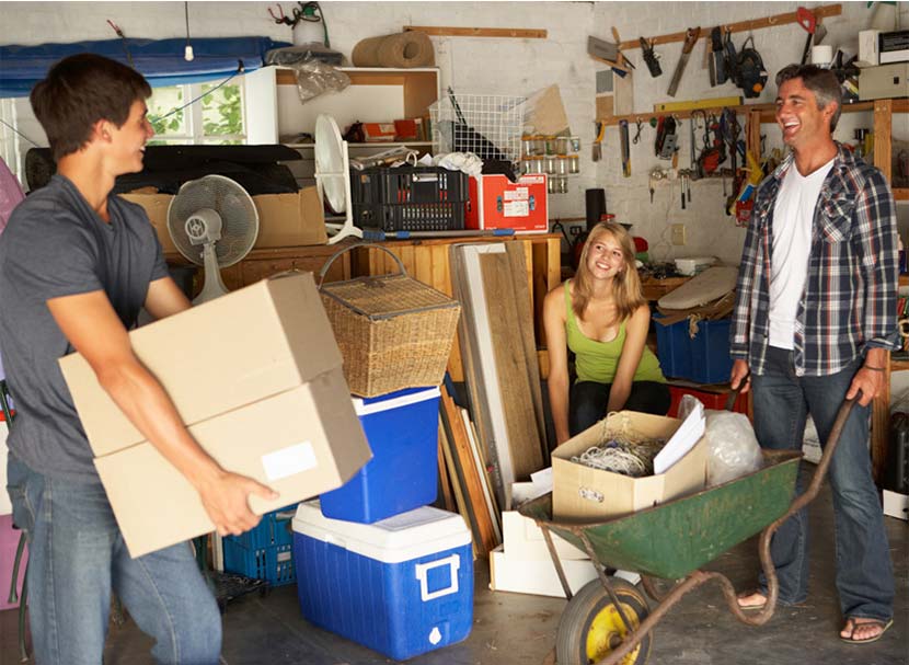 declutter your garage